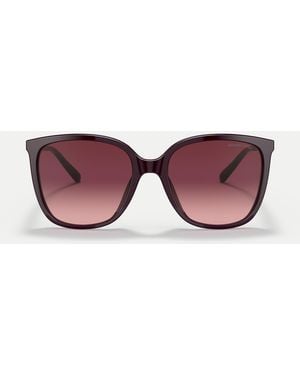 Michael Kors Anaheim eckige sonnenbrille mit en gläsern - Pink