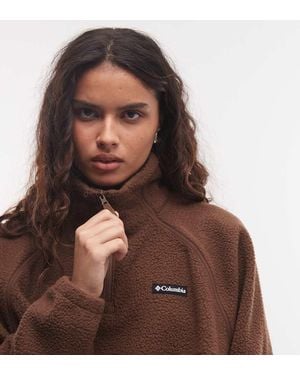 Columbia Spring Half Snap Fleece - Brown