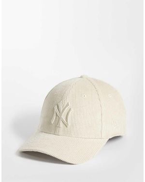 KTZ Ny Yankees 9forty Tonal Cord Cap - Natural