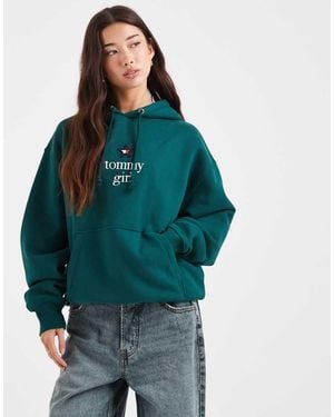 Tommy Hilfiger Tommy Girl Star Logo Hoodie - Green
