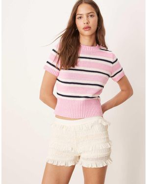 ASOS Knitted Baby T-Shirt - Natural
