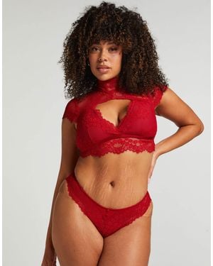 Hunkemöller Daisy slip brésilien - Rouge