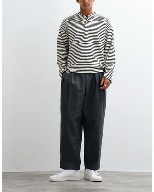 ASOS Oversized Toelopende Broek - Grijs