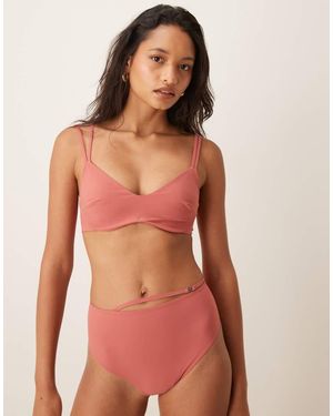 Calvin Klein Luxe Bralette Bikini Top - Pink