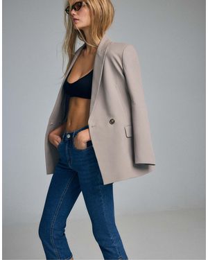 Stradivarius Capri-jeans - Blau