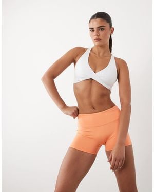 4505 Active 3 Inch Booty Shorts - Brown