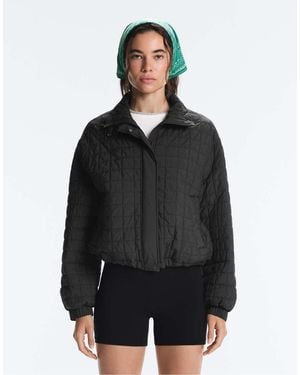 Oysho Short Fellex Aerogel Padded Jacket - Black