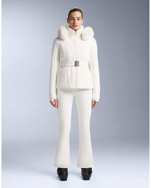 Oysho Water-resistant Stretch Flare Ski Trousers - Blue