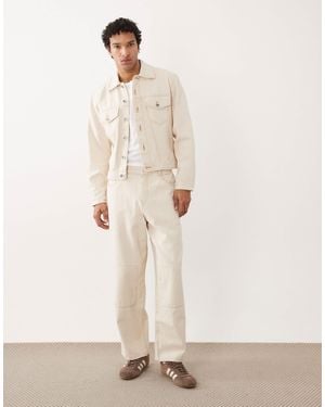 Farah Archive Sambrano Reinforced Twill Denim Jeans - Natural