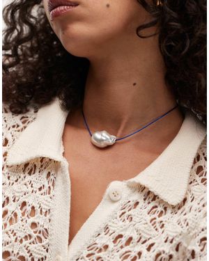 TOPSHOP – fern – choker-halskette - Braun