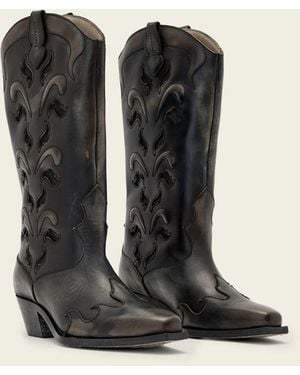 AllSaints Dolly Cowboy Boots - Black