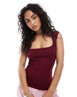 JJXX Square Neck Top - Purple