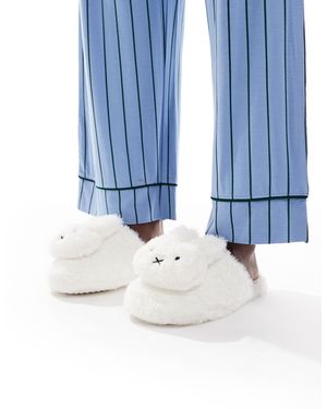 Daisy Street Dasiy Street X Miffy Fluffy Slippers - Blue