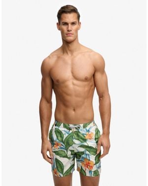 Superdry – badeshorts - Blau