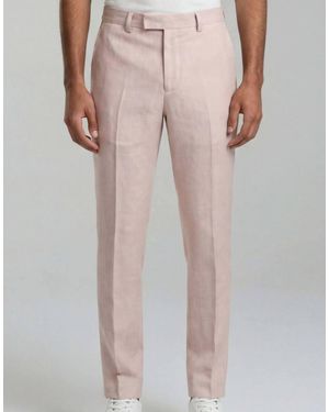 Harry Brown Giacomo Slim Fit Suit Trousers - Pink