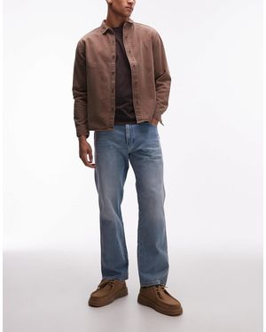 Wrangler Frontier - jean droit décontracté - délavage clair - Bleu