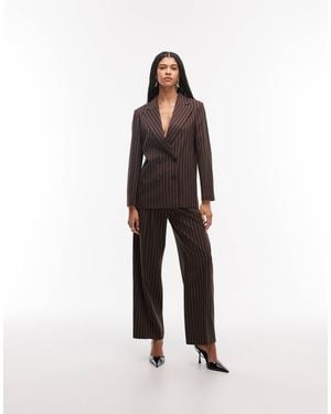 Collusion Wide Leg Pleated Pants - White