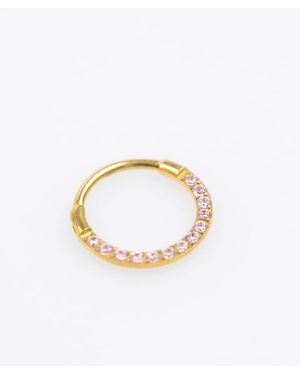 Lovisa Plated Surgical Steel Cubic Zirconia Clicker Earring 8Mm - White