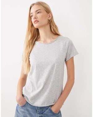 ARKET Coord Short Sleeve Lounge Wear Top - White