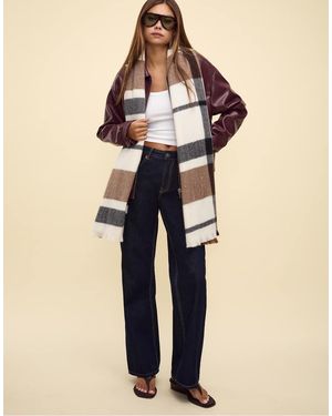Stradivarius Geruite Sjaal - Naturel