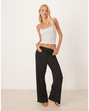Cotton On Cotton On Sleep Recovery Asia Fit Wide Leg Pant - Natural