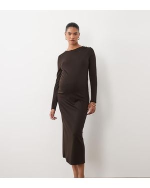 Vero Moda Vestito Midaxi - Marrone