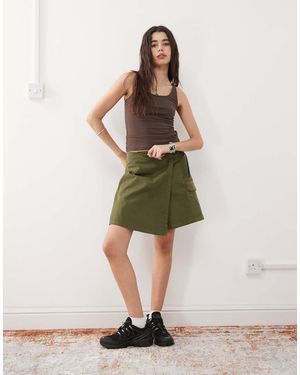 Gramicci Falda Pantalón Verde Oliva G De