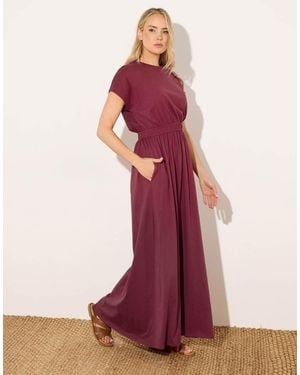 Long Tall Sally Shirred Waist Maxi Dress