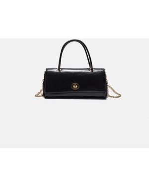 Stradivarius City Crossbody Bag With Double Handle - Black
