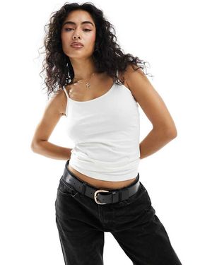 Jdy Strappy Tank Top - White
