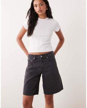 Cotton On 91 baggy Denim Jorts - Black