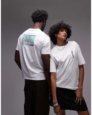 Timberland Lake View Backprint Oversized T-Shirt - Grey