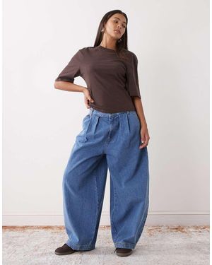 Collusion Jeans Met Xl Ballonpijpen - Blauw