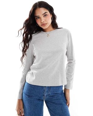 SELECTED Top Extragrande De - Gris