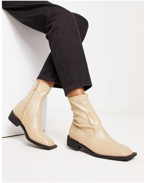Raid Annelien Square Toe Sock Boots - Black