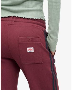 Superdry Athletic essentials hockey-jogger - Rot