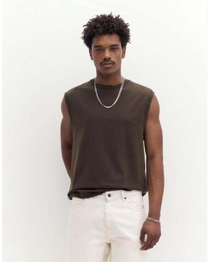 Pull&Bear Vest Top - Brown