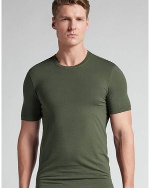 Intimissimi Stretch Superior Cotton T-Shirt - Green