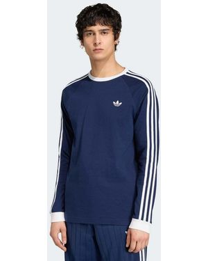 adidas Originals 3-stripes Longsleeve Tee - Blue