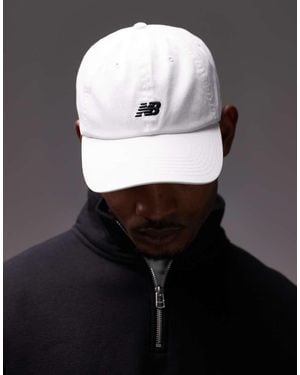 New Balance Gorra Blanca Clásica Con 6 Paneles De - Blanco