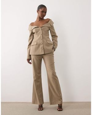ASOS Tailored Cigarette Pants - Natural