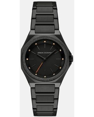 ARMANI EXCHANGE Three-Hand Stainless Steel Watch - Black