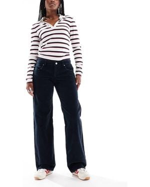 Cotton On Low Rise Straight Cord Jean - Blue