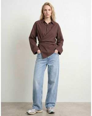 HYPEDROP – hemdbluse - Blau