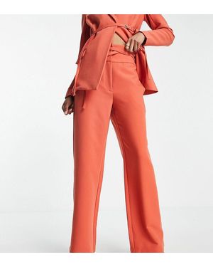 4th + Reckless Tall Pantaloni Sartoriali Rossi Corallo - Rosso