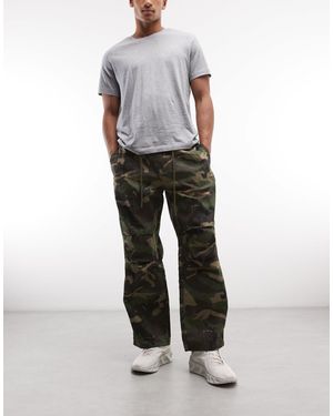 Sixth June – paisley – hose mit military-muster - Grau