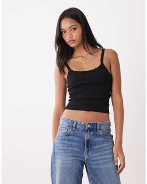 Miss Selfridge Ruffle Trim Cami Top - Blue