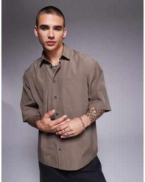ASOS Chemise oversize à carreaux - Gris