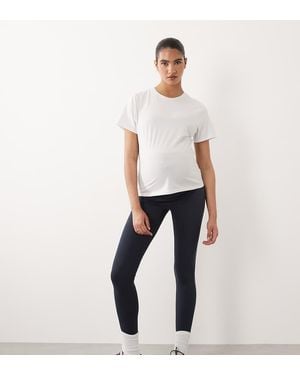 4505 Maternity Icon High Waist Yoga legging - White