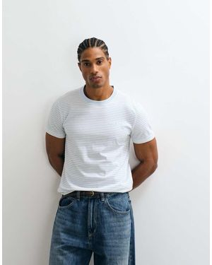 Hollister Icon Logo Slim Fit Crew Neck T-shirt - White